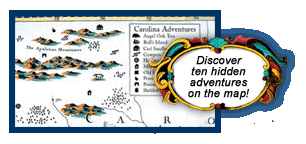 Discover ten adventures hidden on the map!